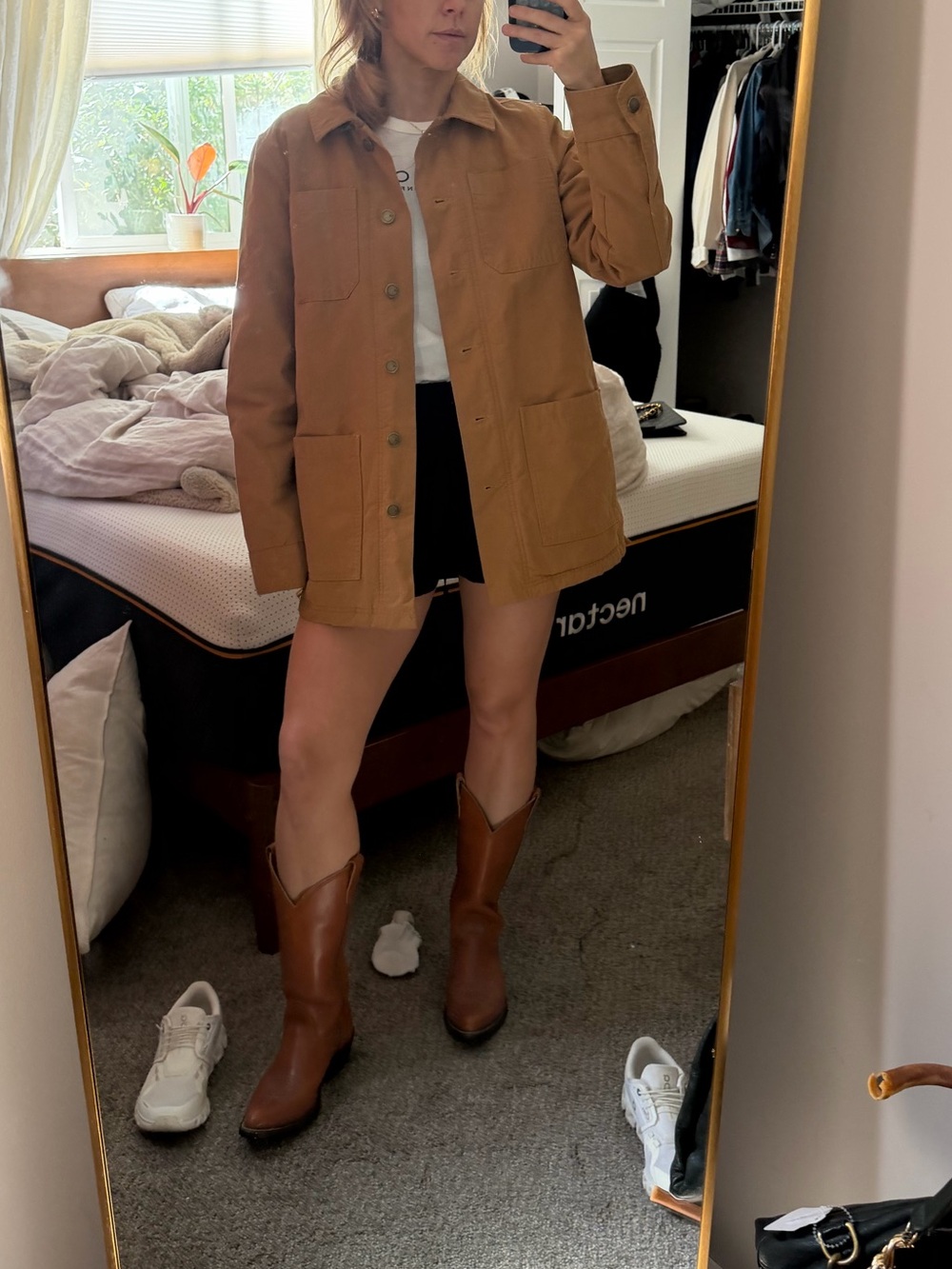 Natural Reflections Tan Utility Field Jacket S/P